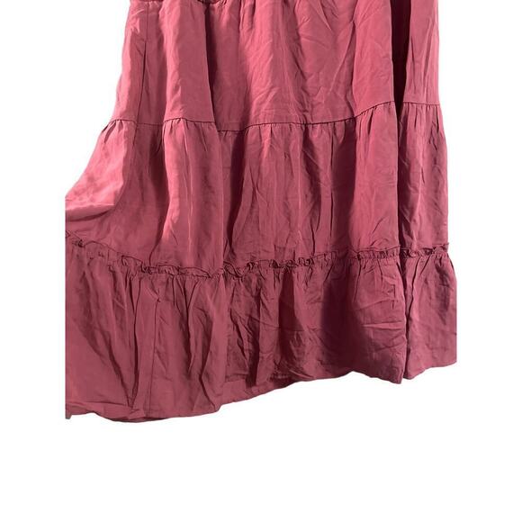 2/$25 Size 12 Large BloomChic  Supersoft Notched Ruffle Layered Sleeveless Dress - Picture 9 of 9